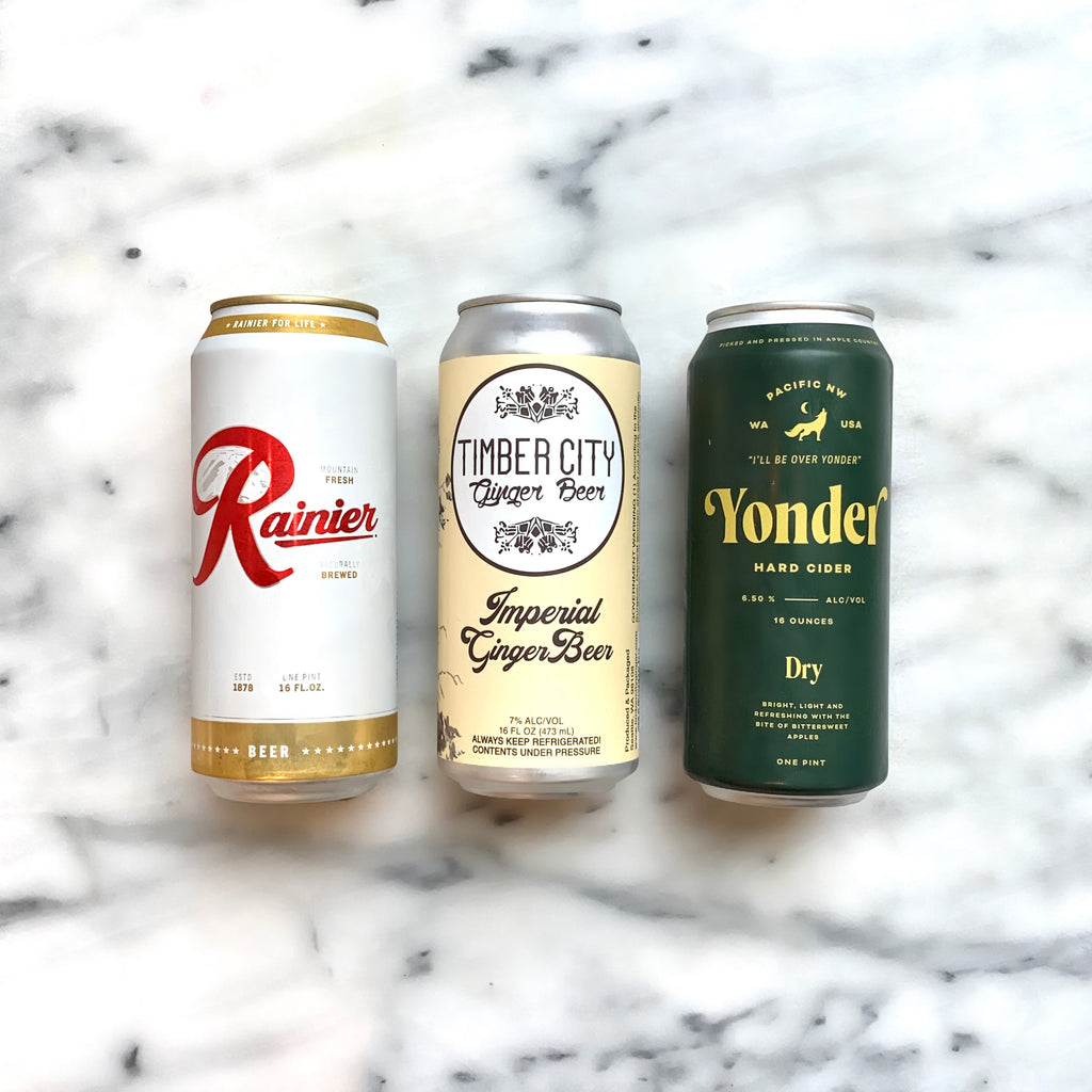 Beer, Seltzer, + Cider