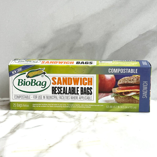 Biobag - Resealable Sandwich Bags