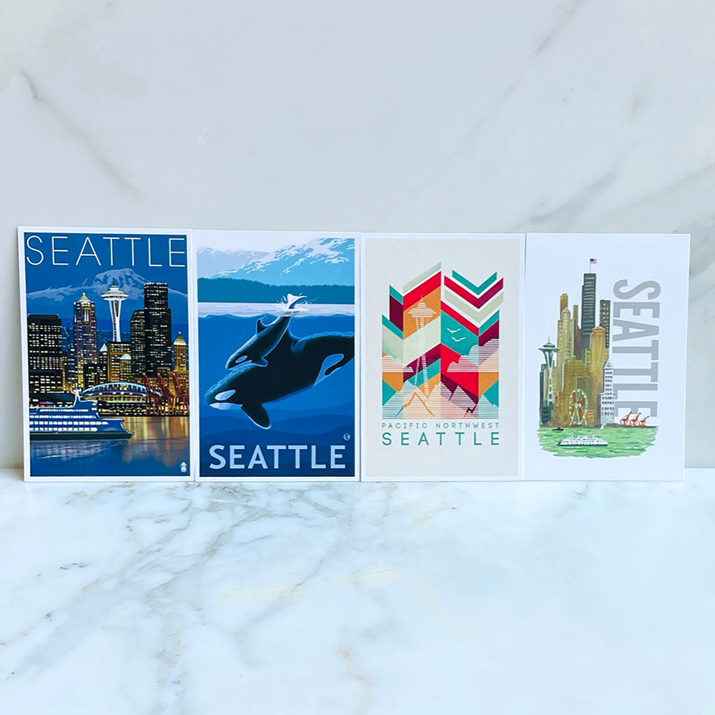 Lantern Press - Seattle Postcard