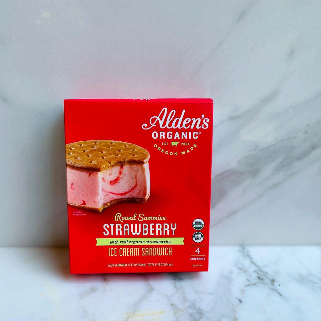 Alden's - Strawberry Ice Cream Sandwiches