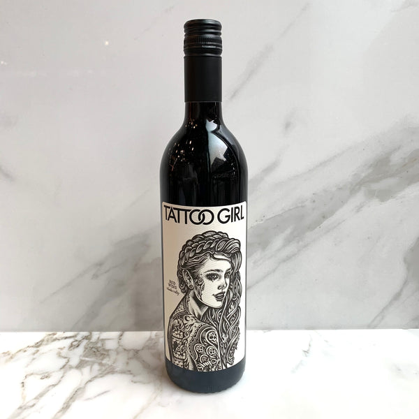 Tattoo Girl - Red Wine